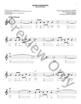 Negra Consentida (My Pet Brunette) piano sheet music cover